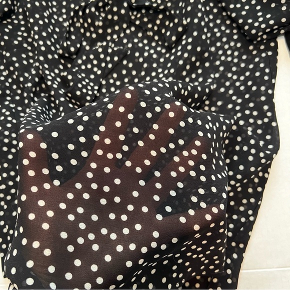 Esqualo polka dots with tie and pearls on sleeves - Picture 2 of 6
